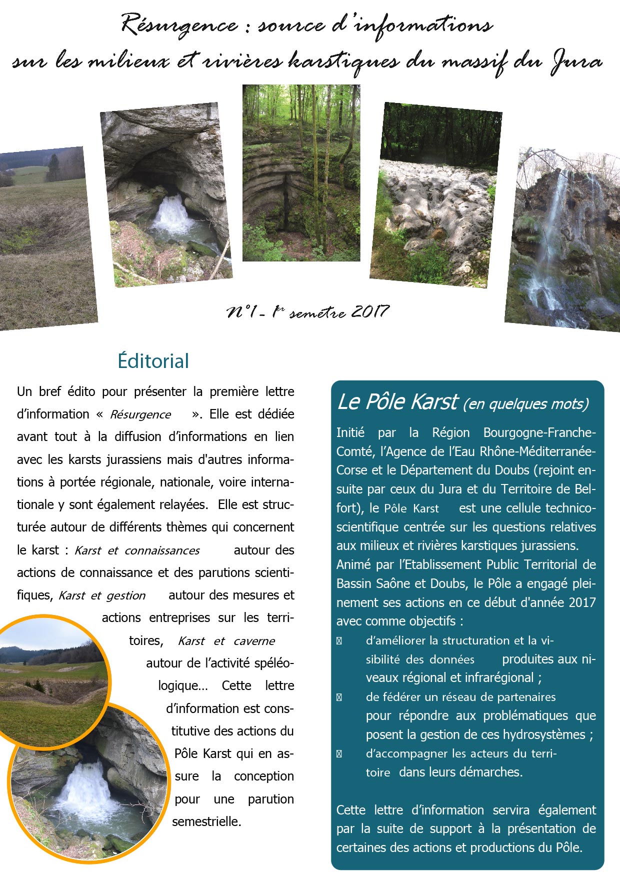 Newsletter Résurgence 1er sem 2017